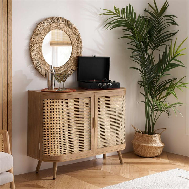 Birlea Noah 2 Door Rattan Effect Sideboard - Image 3