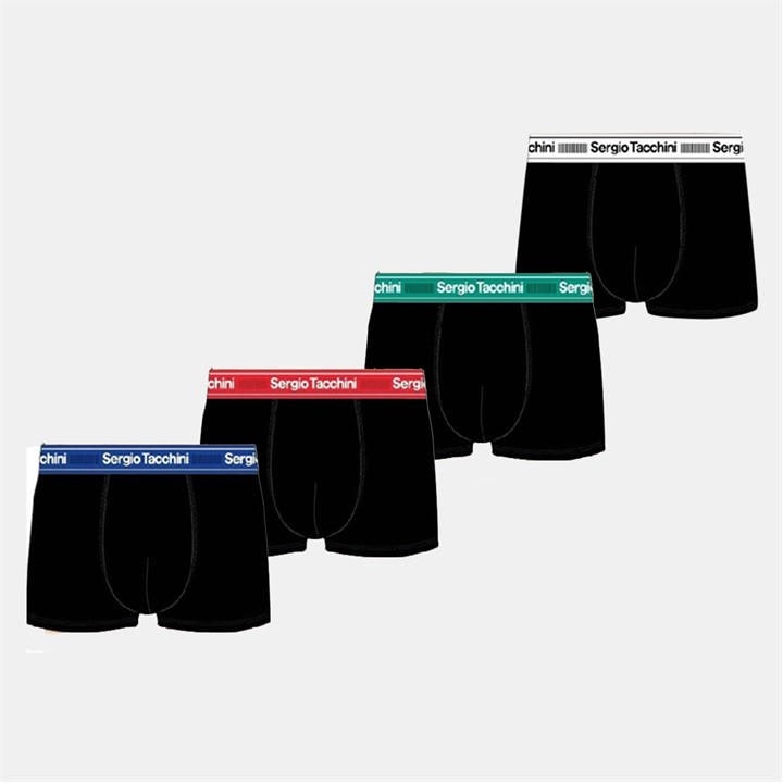 Sergio Tacchini Men's  4-Pack Boxers in Size M, Sports Direct