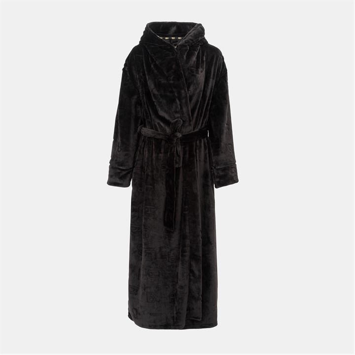 Biba Women's Black Cosy Maxi Robe in Size 12, Sports Direct