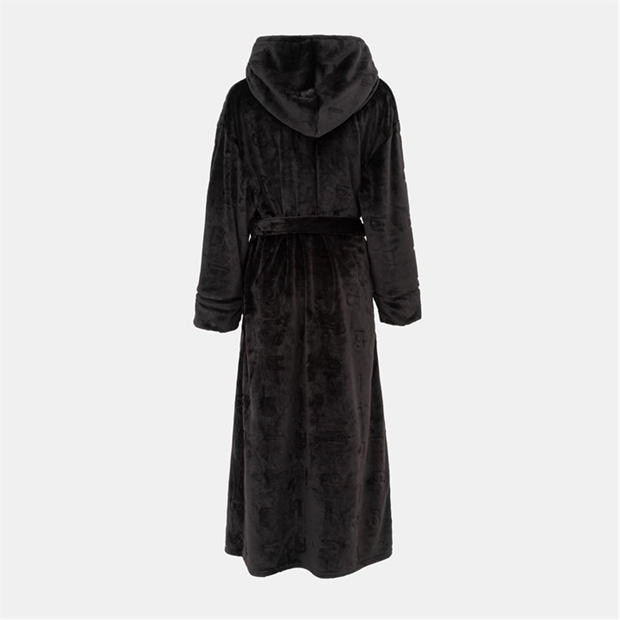 Black Emb - Biba - Cosy Maxi Robe Ladies