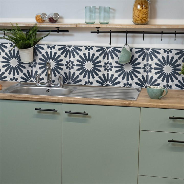 Quadrostyle  Blue Premium Wall & Tile Stickers Stellino in Size 0.27 SQM, Sports Direct