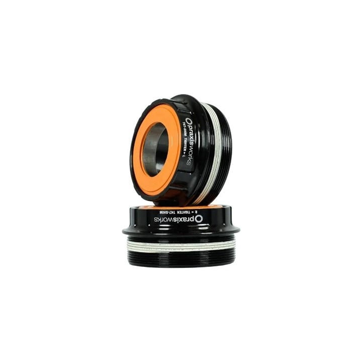 Praxis  Black Bb Conv Shimano 24Mm T47 E.b. 68/73Mm in Size 68mm/73mm, Sports Direct
