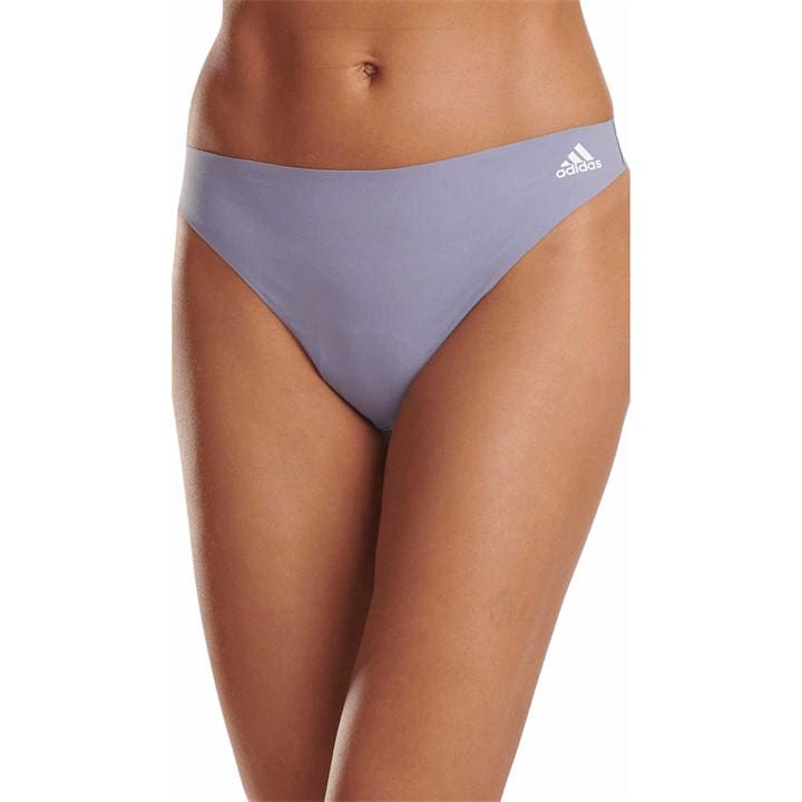 Adidas Women's Blue Logo Thong in Size 8, Sports Direct