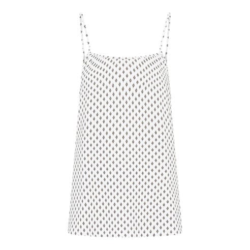 CCDK - Women's Kendall Viscose Square Neck Strappy Pyjama Cami Top