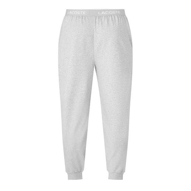 Grey MTG - Lacoste - Men's Small CrocJog Sn64 Cotton Pyjama Trousers