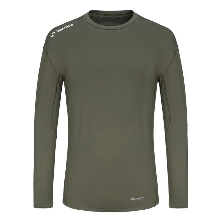 Sondico Men's Green Core Base Long Sleeve in Size 2XL, Sports Direct