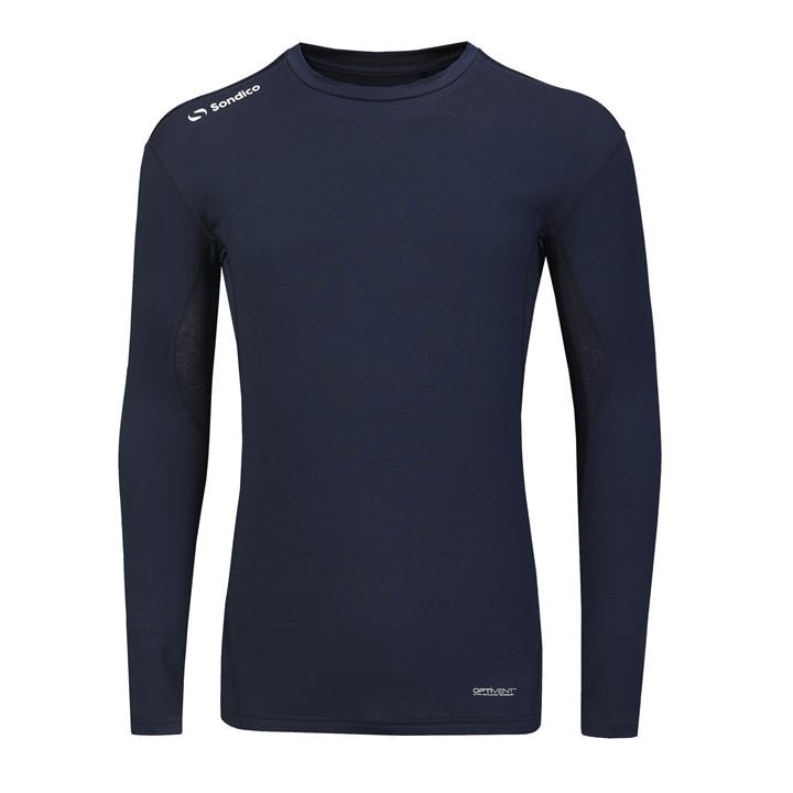 Sondico Men's Blue Core Base Long Sleeve in Size XS, Sports Direct
