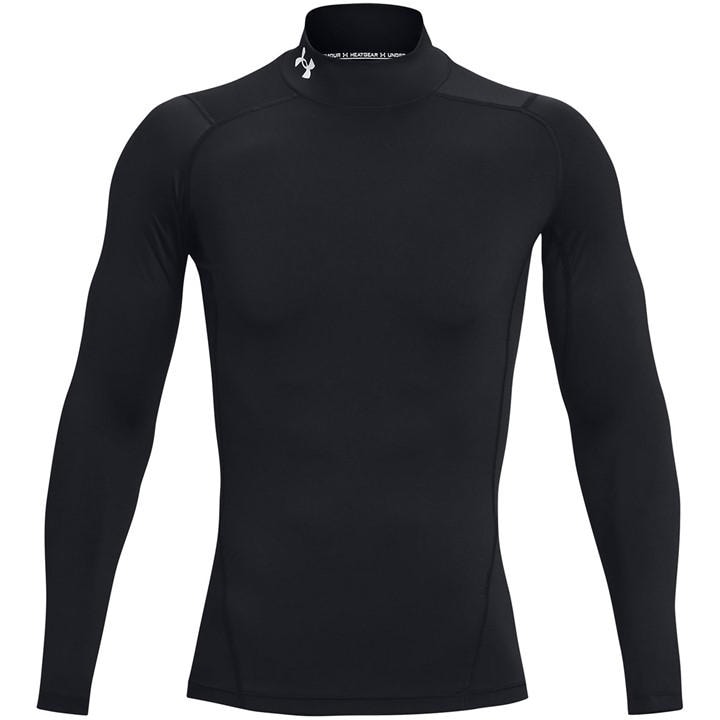 Under Armour Men's Black Heatgear® Mock Long Sleeve in Size XL, Sports Direct