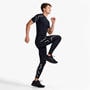 Black/Silver - 2XU - Core Compression Mens Base Layer Short Sleeve Top