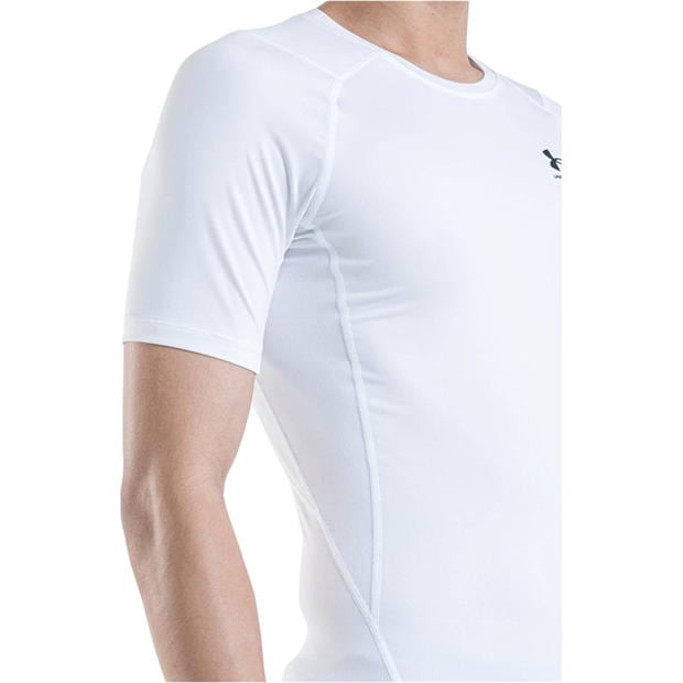 White - Under Armour - HeatGear® Short Sleeve Mens