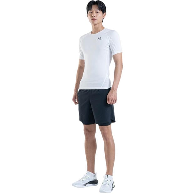 White - Under Armour - HeatGear® Short Sleeve Mens