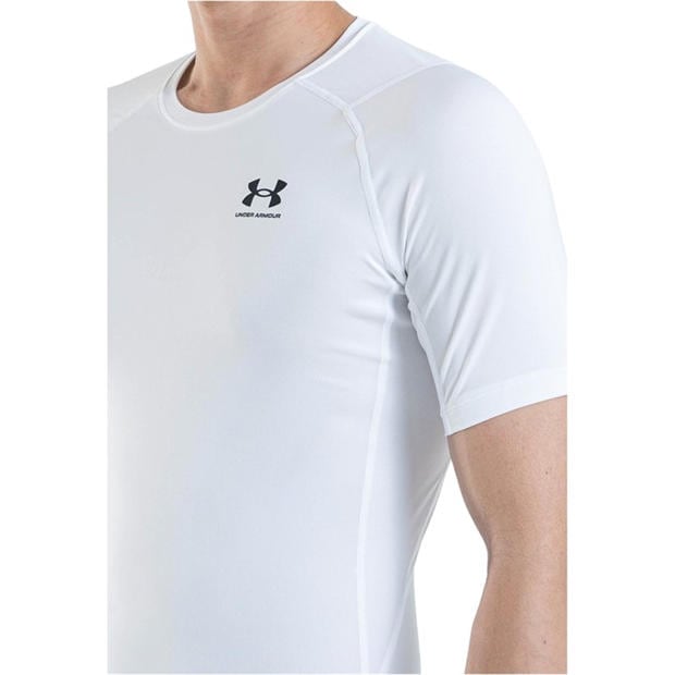 White - Under Armour - HeatGear® Short Sleeve Mens