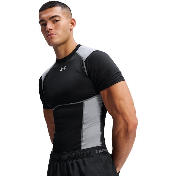 Under Armour Men's Black Baselayer Top in Size XL, Sports Direct
