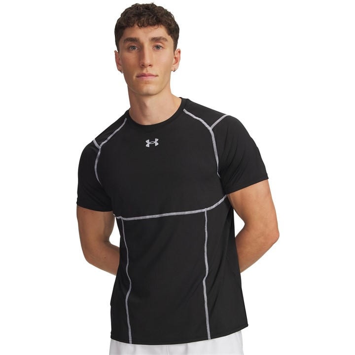 Under Armour Men' Black Baselayer Top in Size S, Sports Direct