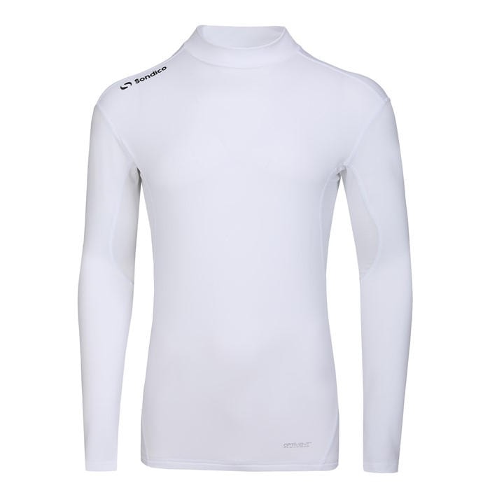 Sondico Men's White Base Mock Neck in Size L, Sports Direct