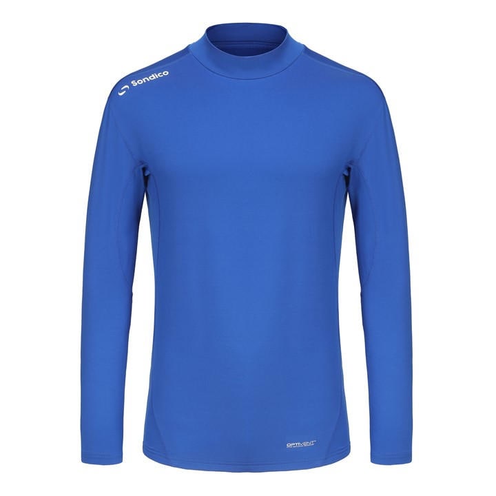 Sondico Men's Blue Base Mock Neck in Size L, Sports Direct