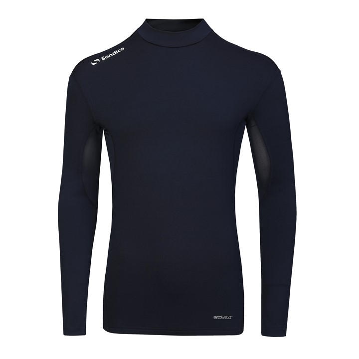 Sondico Men's Blue Base Mock Neck in Size L, Sports Direct