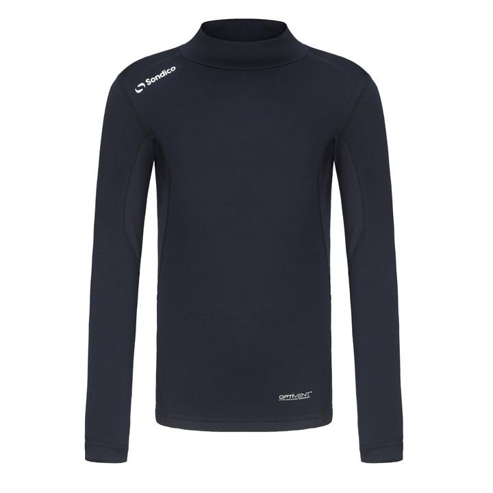 Sondico Boys Blue Mock Neck Baselayer  in Size 13 Years, Sports Direct