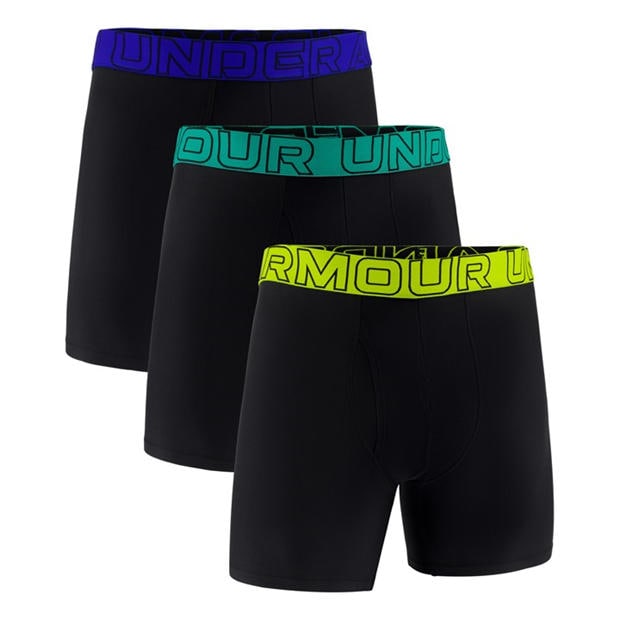 Blk/Grn/Ctr/Blu - Under Armour - Men's Performance Tech Boxers