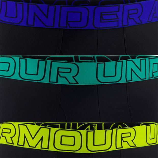 Blk/Grn/Ctr/Blu - Under Armour - Men's Performance Tech Boxers