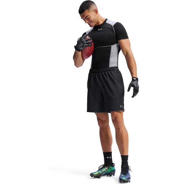 Black/Steel - Under Armour - Men's Baselayer Top