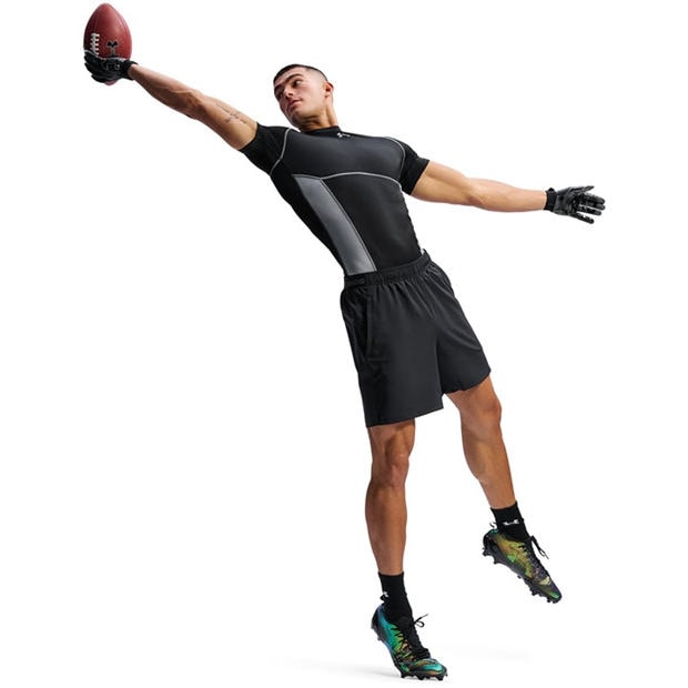 Black/Steel - Under Armour - Men's Baselayer Top