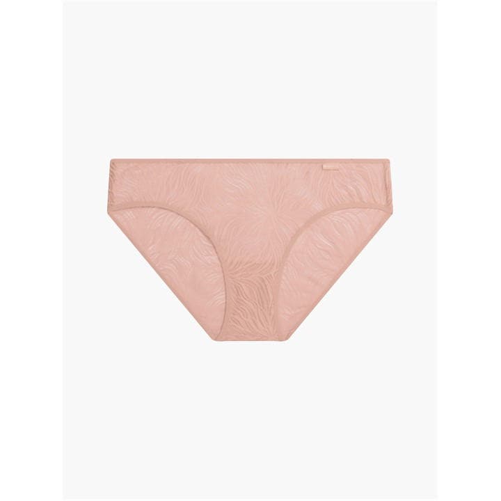 Calvin Klein Women's Nude Marquisette Bikini Bottoms in Size 10, Sports Direct