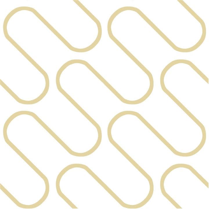 Catherine Lansfield  Beige Linear Curve Geometric Wallpaper, Sports Direct