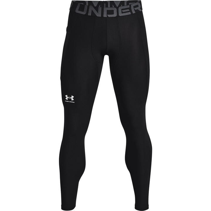 Under Armour Men's Black Heatgear® Leggings in Size 2XL, Sports Direct