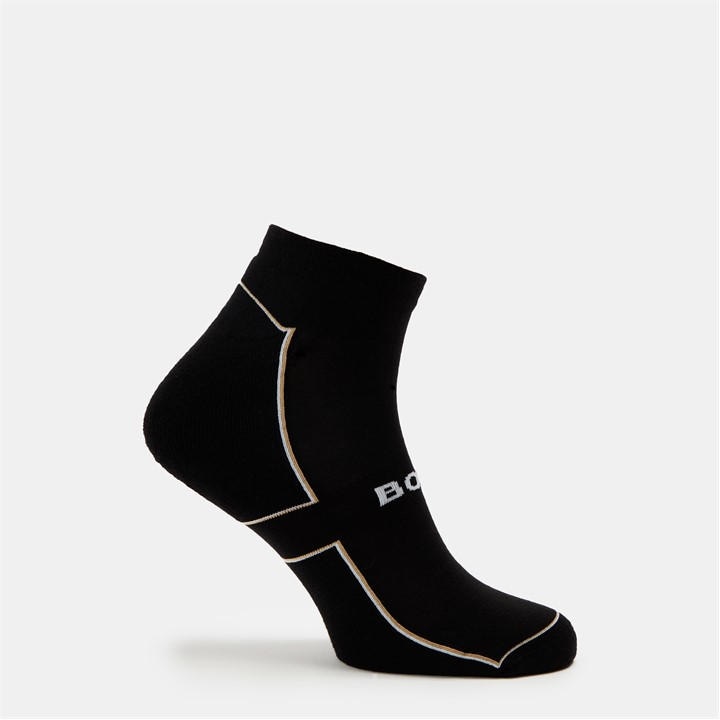 Boss Men's  Iconic Plush Trainer Ankle Socks With Logo Detail in Size 6 - 12 Months, Sports Direct