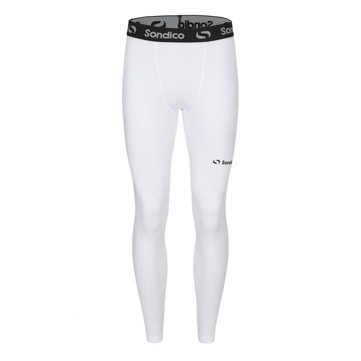 Sondico Men' White Core Tights in Size S, Sports Direct