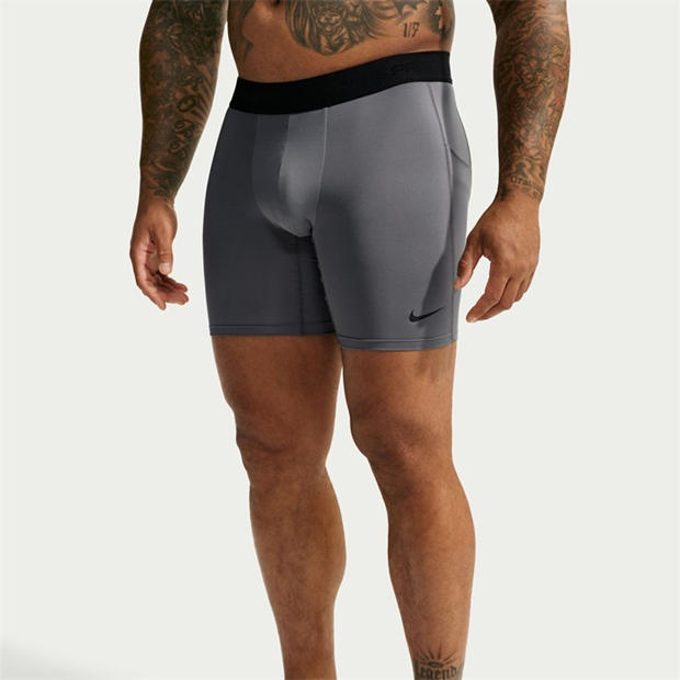SmokeGrey/Black - Nike - Pro Core 9 Base Layer Shorts Mens