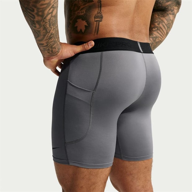 SmokeGrey/Black - Nike - Pro Core 9 Base Layer Shorts Mens