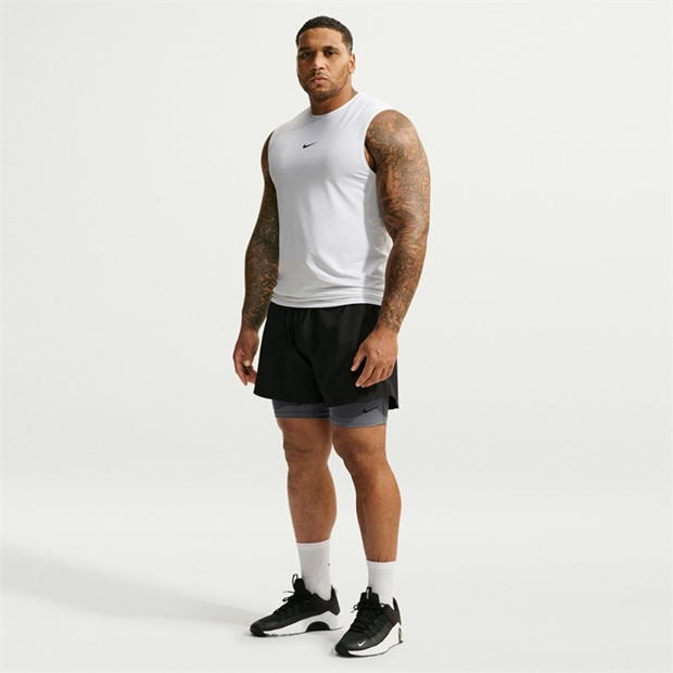 SmokeGrey/Black - Nike - Pro Core 9 Base Layer Shorts Mens