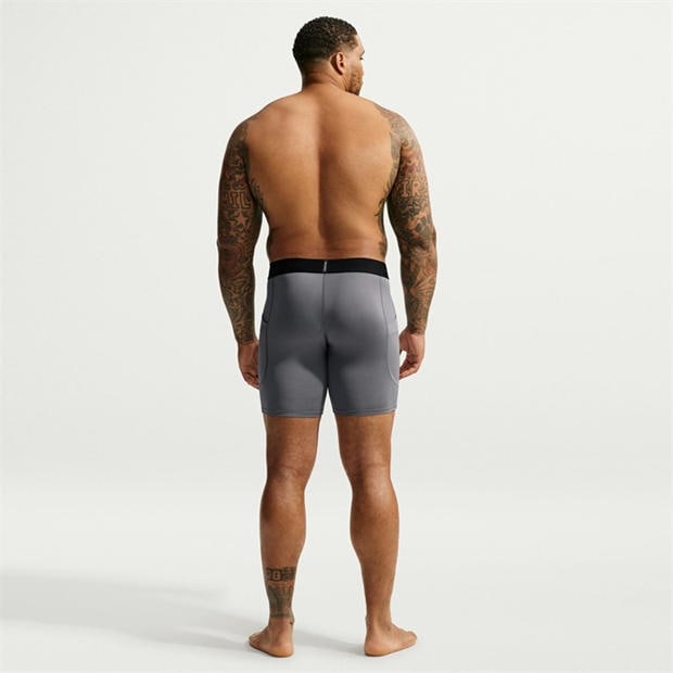 SmokeGrey/Black - Nike - Pro Core 9 Base Layer Shorts Mens