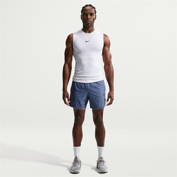 SmokeGrey/Black - Nike - Pro Core 9 Base Layer Shorts Mens