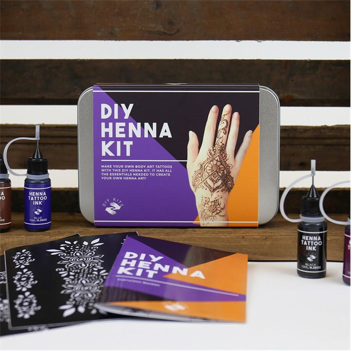 Gift Republic  Kids Purple Diy Henna Kit, Sports Direct