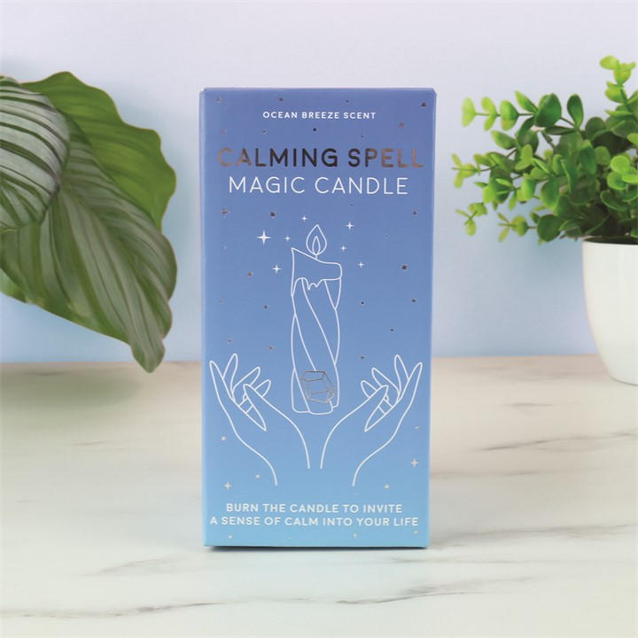 Gift Republic  Blue Calming Spell - Magic Candle, Sports Direct