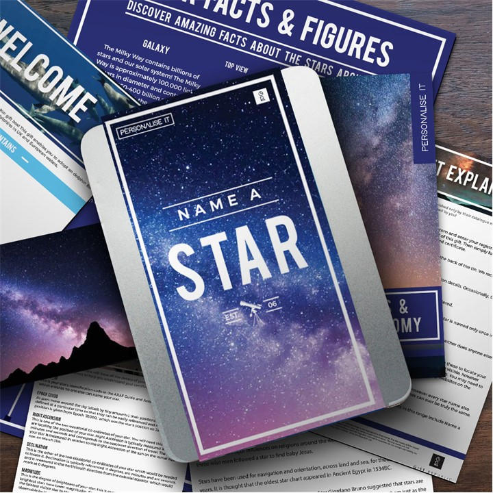 Gift Republic  Blue Name A Star - Personalise It, Sports Direct