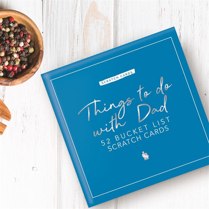 Gift Republic Unisex Blue Things To Do With Dad Bucket List Scratch Cards