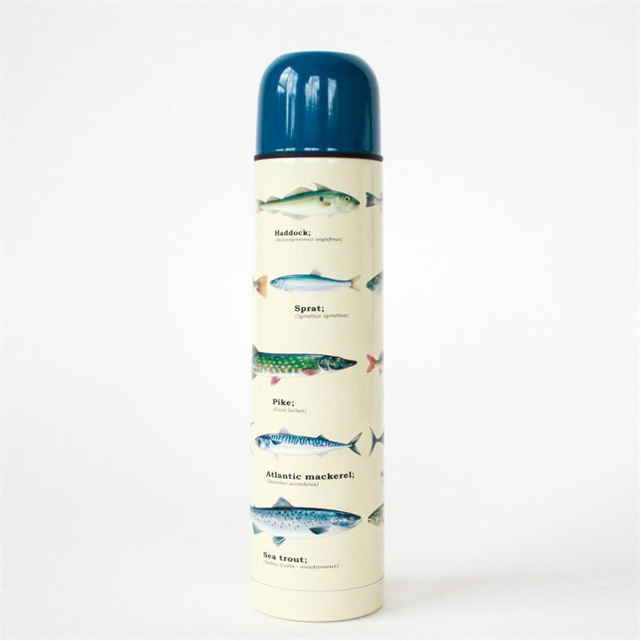Gift Republic Fish Vacuum Flask 500ml Stainless Steel Insulated Beverage Bottle for Outdoor Activities and Daily Commutes - Image 3