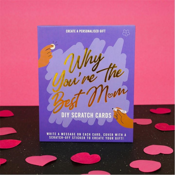 Gift Republic  Purple Diy Scratch Cards - Mum - Personalise It, Sports Direct
