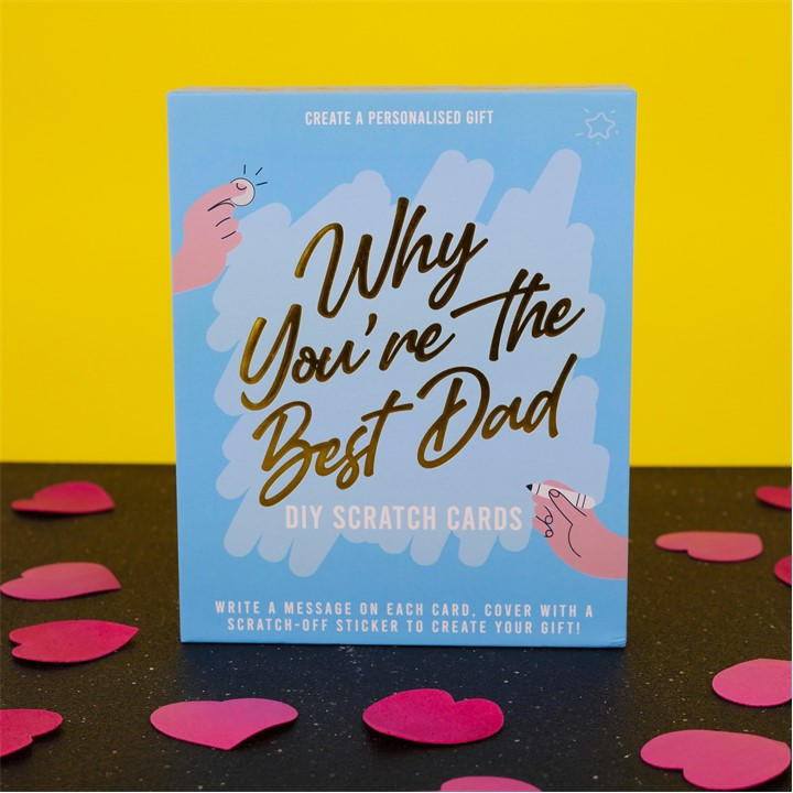 Gift Republic  Blue Diy Scratch Cards - Dad - Personalise It, Sports Direct