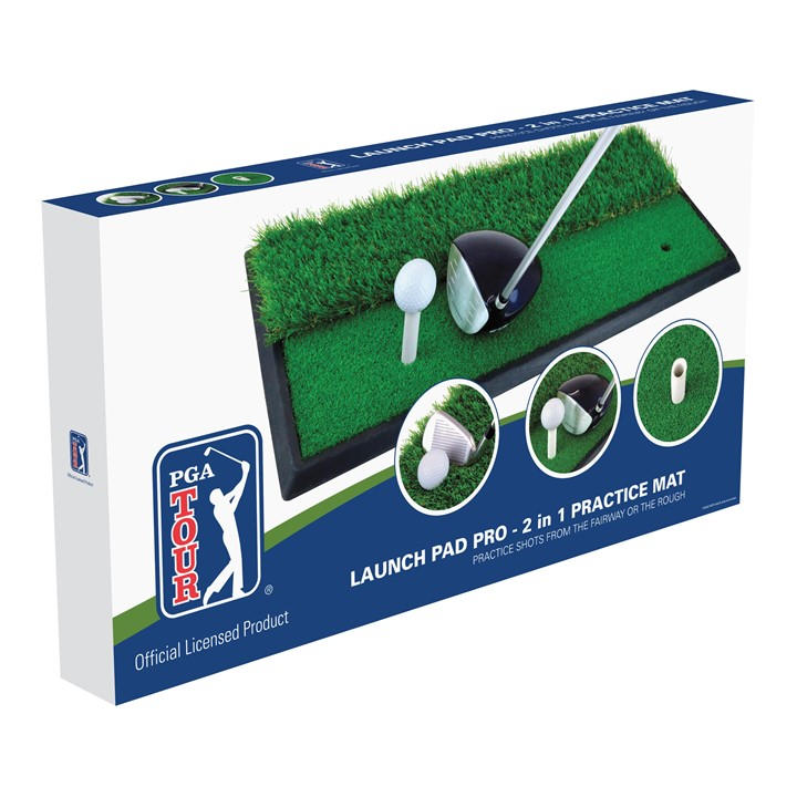 Pga Tour  Green Launch Pad Pro 2 In 1 Mat, Sports Direct