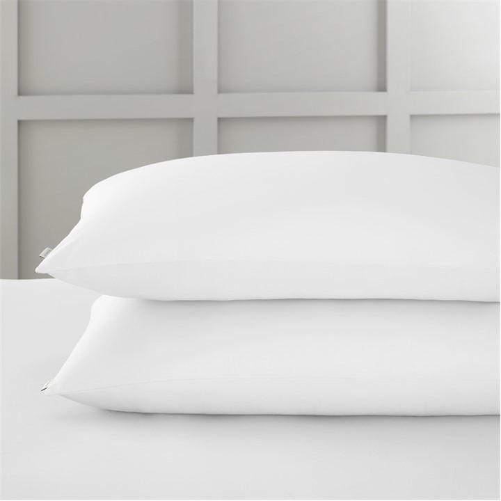 Bianca  White 400 Tc Cotton Sateen  Pillowcase Pair in Size Standard, Sports Direct