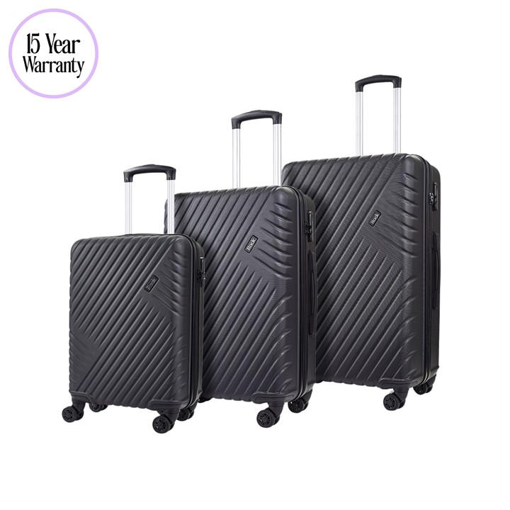 Rock  Black Santiago Suitcase, Sports Direct
