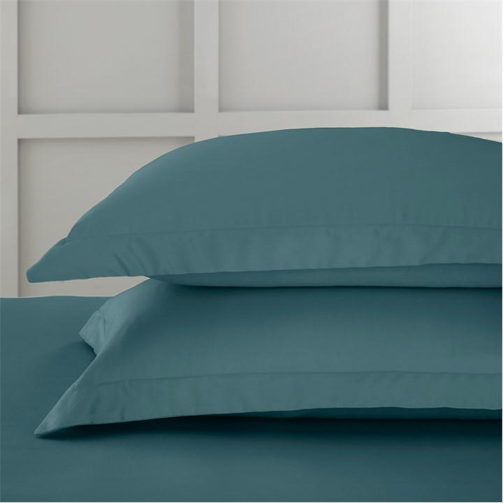 Bianca Green 400 Tc Cotton Sateen Oxford Pillowcase Pair, Sports Direct