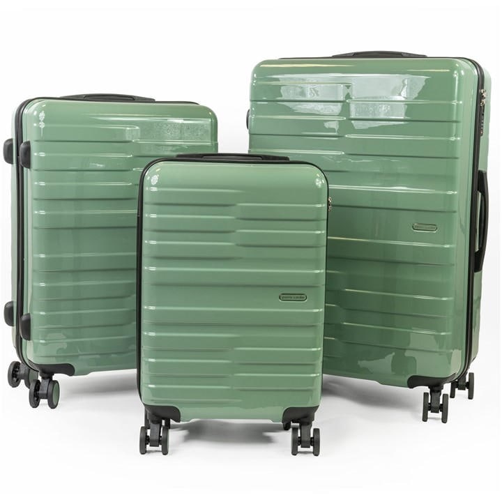 Photos - Luggage Pierre Cardin Provence Lightweight Hardshell  with Wheels - Green 