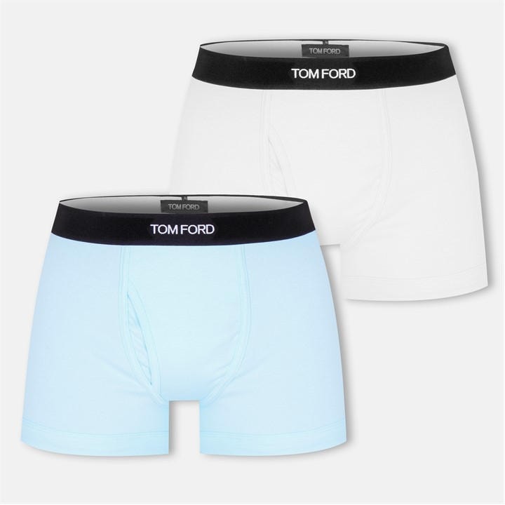 Tom Ford Men's  Plain Cotton Boxer Briefs, 2-Pack in Size XL, Sports Direct
