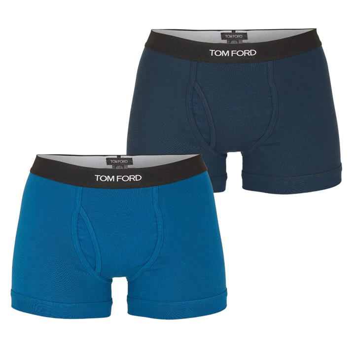 Tom Ford Men's  Plain Cotton Boxer Briefs, 2-Pack in Size 2XL, Sports Direct